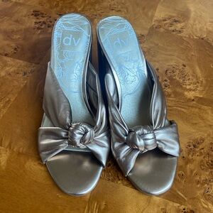 Dolce Vita Gold knot mule heels. Absolutely Fabulous! Size 6.5 As new condition